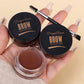 Matte Brown Black Waterproof Eyebrow Cream