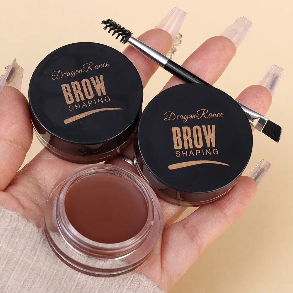 Matte Brown Black Waterproof Eyebrow Cream
