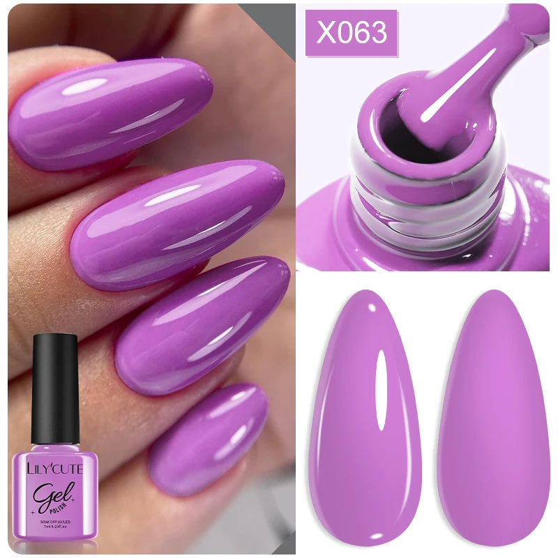 LILYCUTE 7ml Thermal Color-Changing Gel Nail Polish