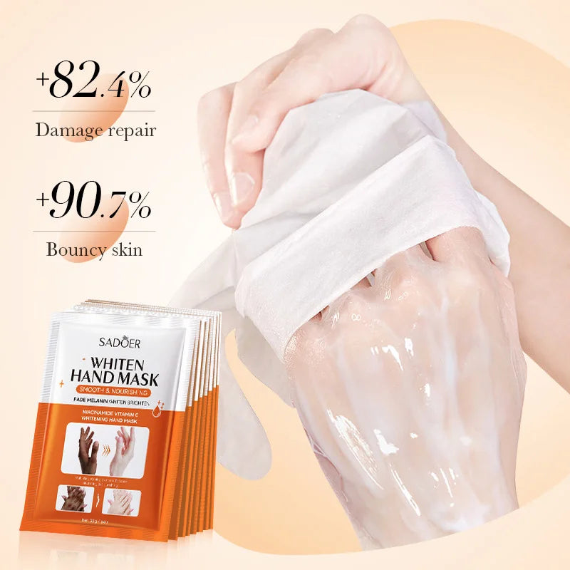 SADOER Niacinamide Hand Mask Gloves - Moisturizing Repair Care