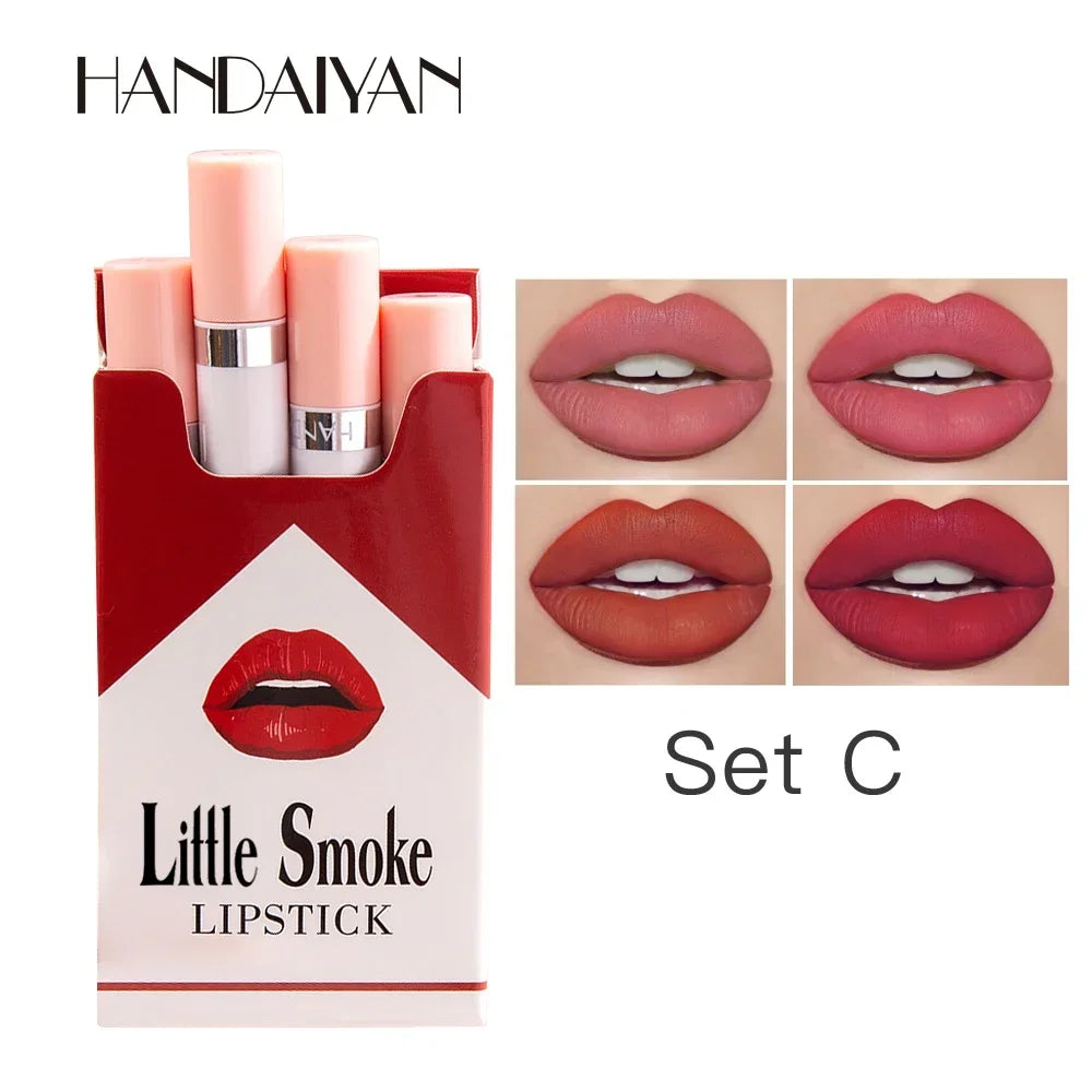 Handaiyan 4-Piece Velvet Matte Lipstick Set