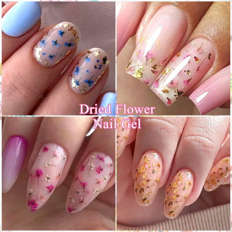 MTSSII Dried Flower Gel Nail Polish - Fairy Series Nail Art