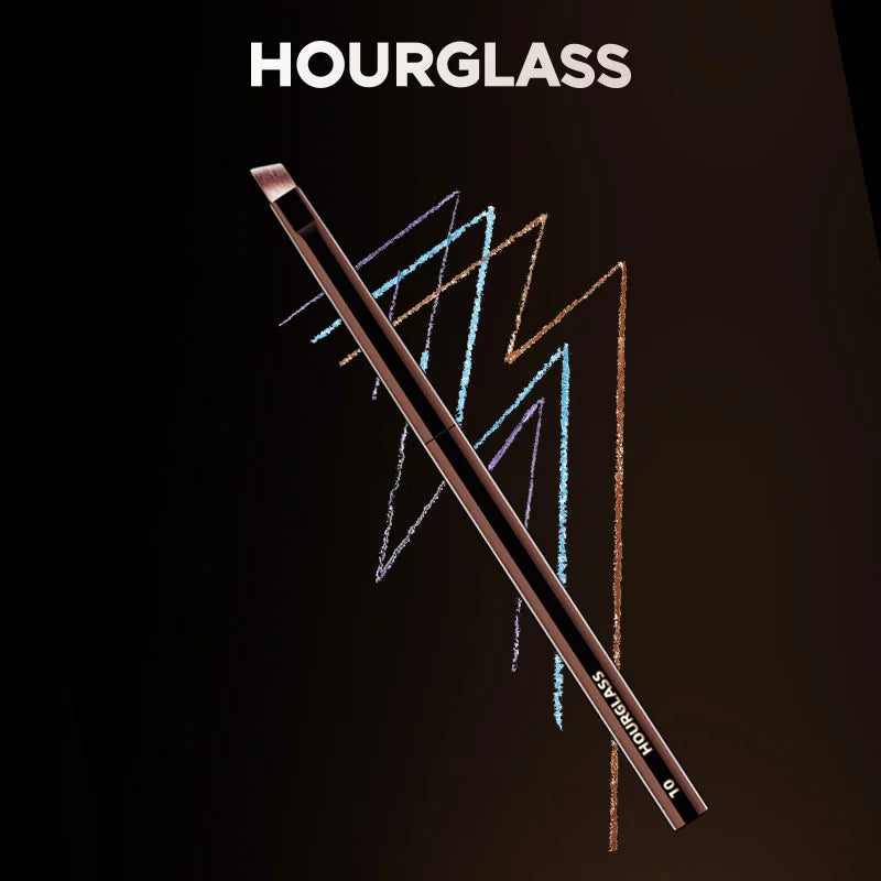 Hourglass-Style Sculpting Makeup Brush - Powder and Eye Tool