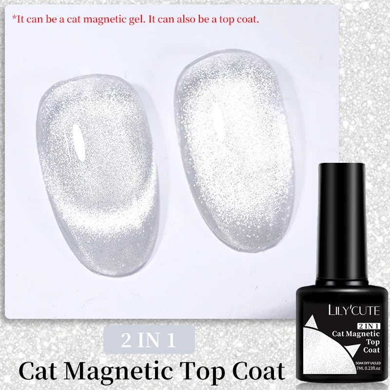 LILYCUTE 7ml 9D Cat Eye Magnetic Gel Polish