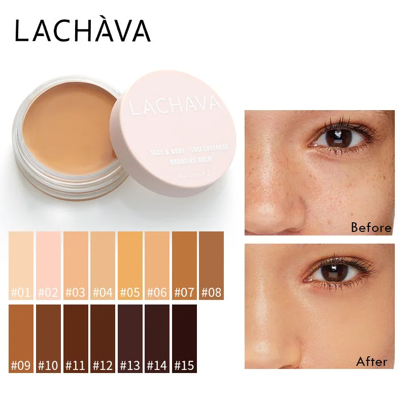 15-Color Waterproof Concealer Cream Palette With Brush