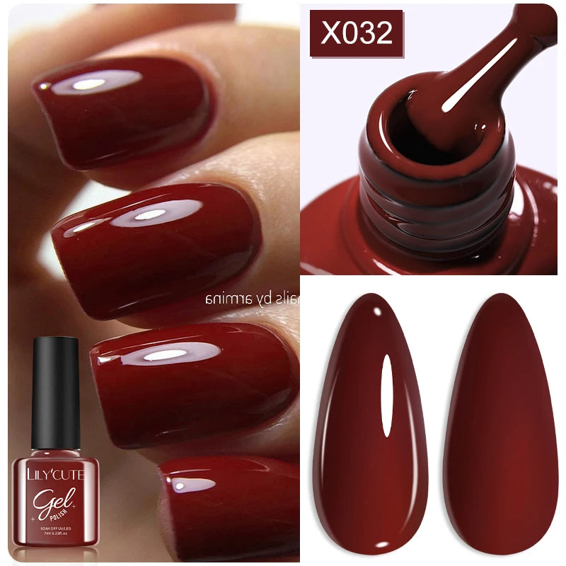 LILYCUTE 7ml Thermal Color-Changing Gel Nail Polish