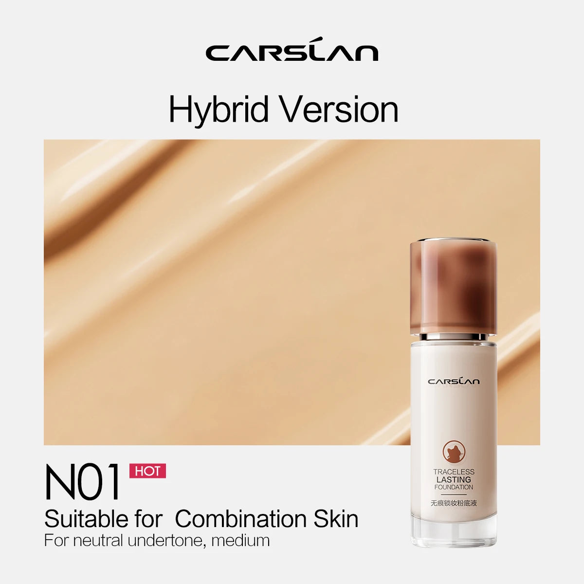 CARSLAN Moisture Matte Full Coverage Foundation
