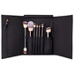 7-Piece Vegan Travel Makeup Brush Set with Bag and Gift Box