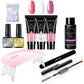 LIMEGIRL 15ml Extension Nail Gel Set with 6W LED Lamp