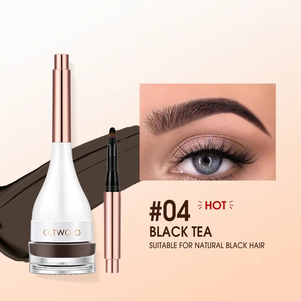 O.TWO.O Tinted Sculpted Brow Gel With Brush