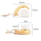 Soft Manual Facial Cleansing Brush - Wood Handle Pore Care Tool