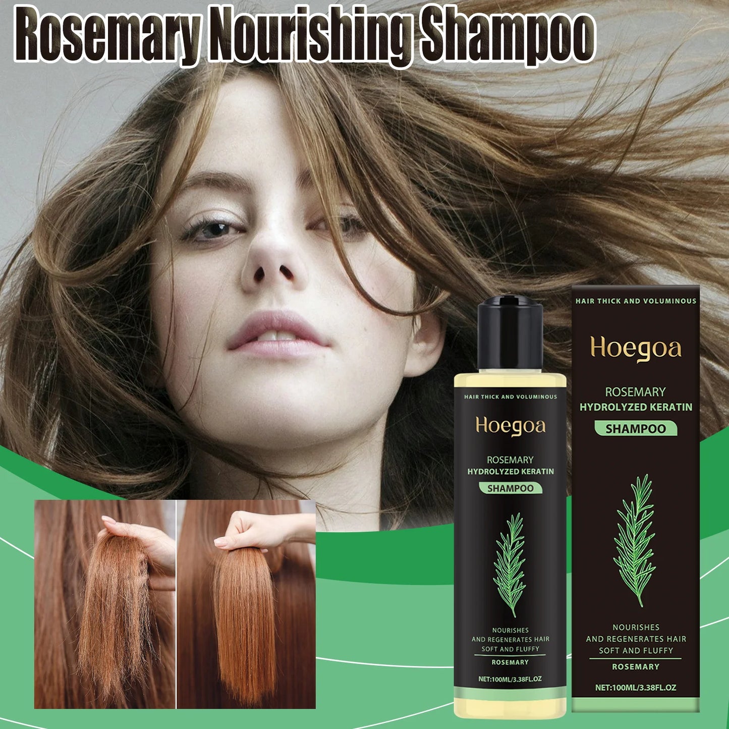 Hoegoa Rosemary Volumizing Shampoo - Oil Control Hair Care