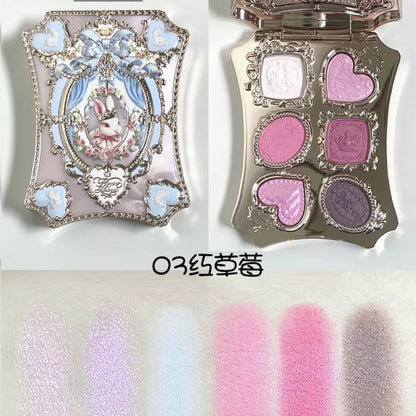 Flowerknows Strawberry Cupid Complexion Palette - Blush Eyeshadow Highlighter