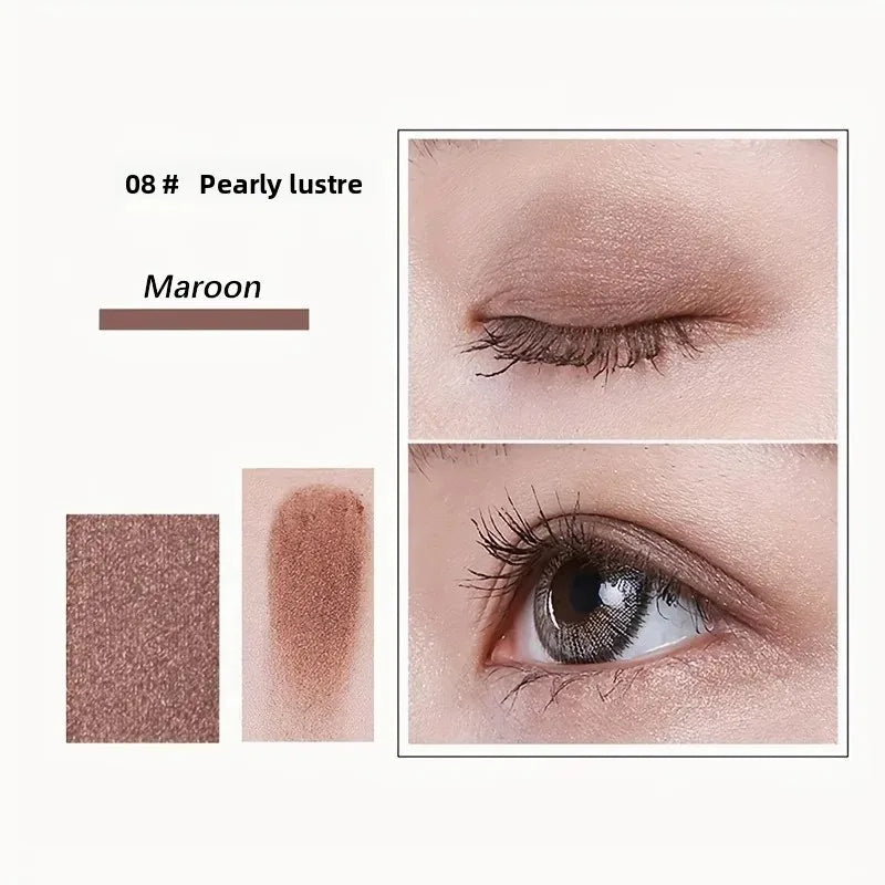 12-Color Natural Nudes Eyeshadow Palette - Matte Shimmer Makeup