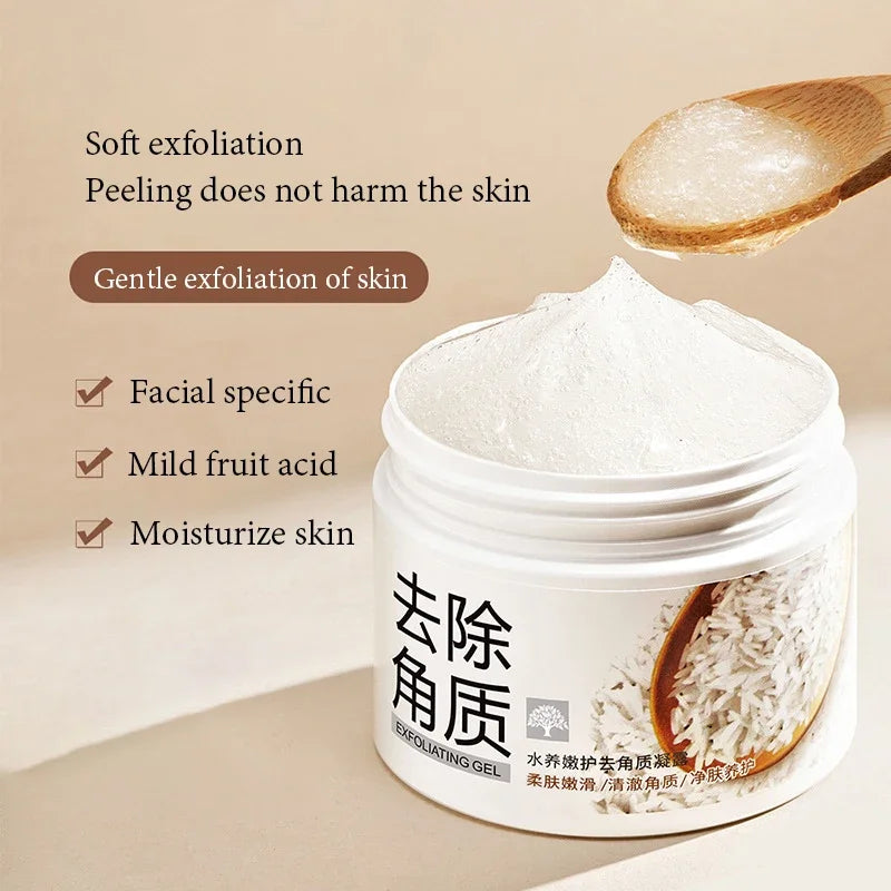 BIOAQUA White Rice Exfoliating Gel - Moisturizing Facial Scrub