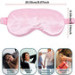 Soft Silk Sleep Mask - 100% Blackout Adjustable Eye Cover