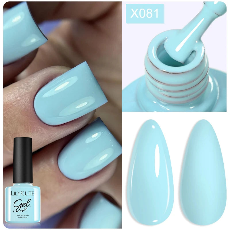 LILYCUTE 7ml Thermal Color-Changing Gel Nail Polish
