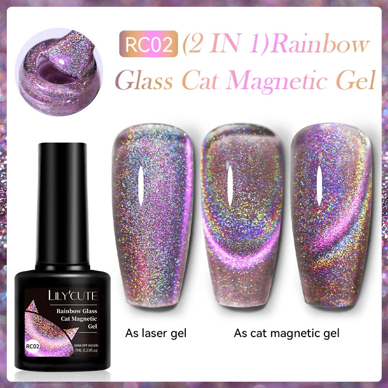LILYCUTE 5ml Metallic Painting Liner Gel - Gold Silver Nail Art