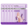 5-Pack Lavender Hand Mask Gloves - Exfoliating Spa Care