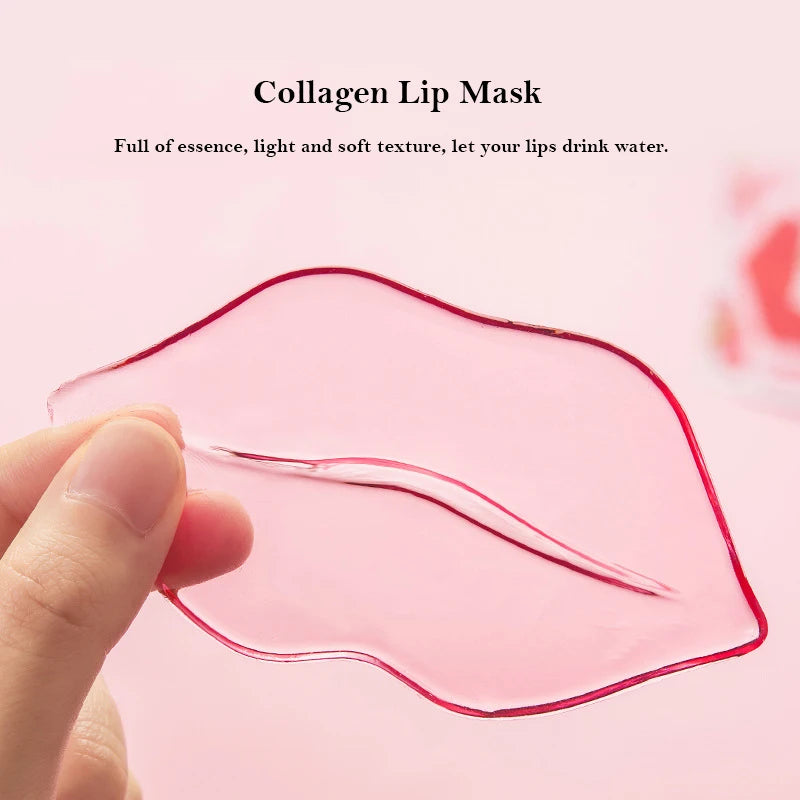 Collagen Fruit Essence Lip Mask Set - Moisturizing Lip Patches