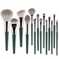 JTFIL Green Makeup Brush Set - Powder Eye Shadow and Blush Tools