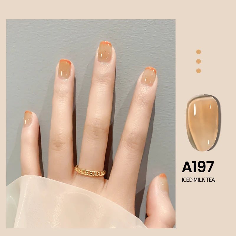 MAYCHAO 7.3ml Transparent Jelly Nude Gel Polish
