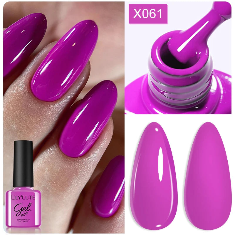 LILYCUTE 7ml Thermal Color-Changing Gel Nail Polish