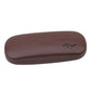 Wood Grain Hard Reading Glasses Case - PU Leather Eyeglass Box