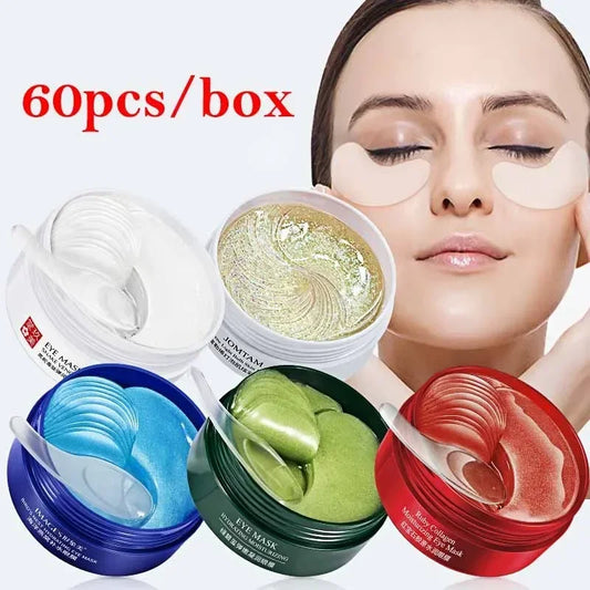 Collagen Eye Mask - 60-Piece Hydrating Gel Eyepatch Set